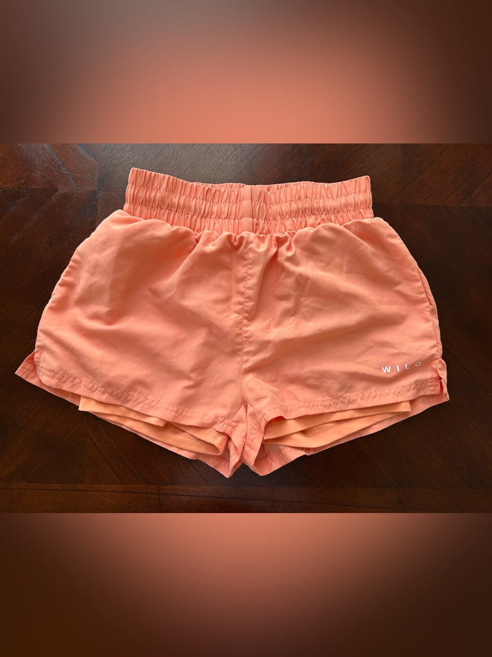 Willow Coral Athletic Elastic-Waist Running Shorts size S